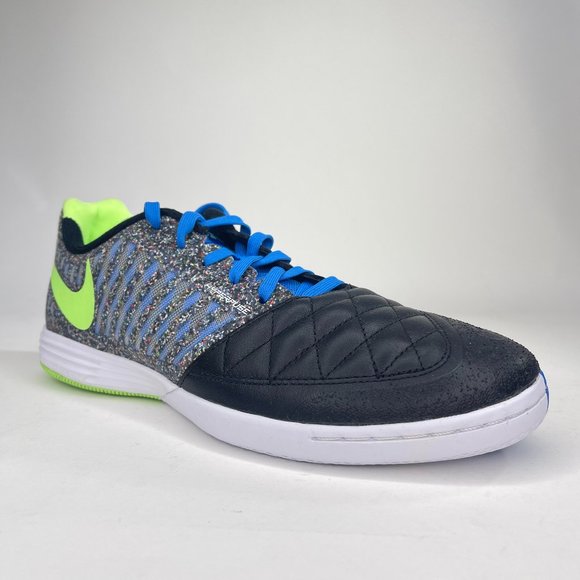Nike LunarGato IC Blue Black Indoor Soccer Size and  85800456-143 - Main Image